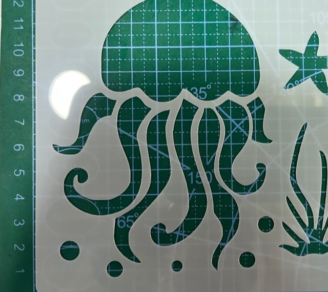 Mini Stencil Jellyfish